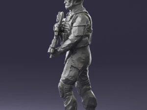 warrior 0303-2 3d print ready 3D Print Model