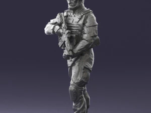 warrior 0303-2 3d print ready 3D Print Model