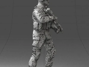 warrior 0303-2 3d print ready 3D Print Model