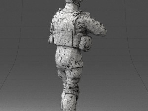 warrior 0303-2 3d print ready Modèles 3D en vedette