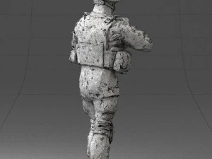 warrior 0303-2 3d print ready 3D Print Model