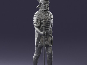 warrior 0303-3 3d print ready 3Dプリントモデル