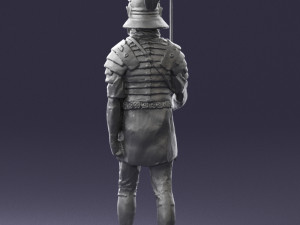 warrior 0303-3 3d print ready 3Dプリントモデル