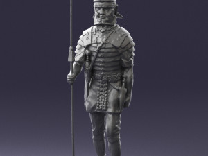 warrior 0303-3 3d print ready 3Dプリントモデル