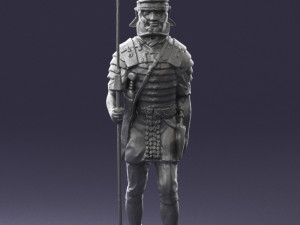 warrior 0303-3 3d print ready 3Dプリントモデル
