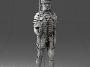 warrior 0303-3 3d print ready 3Dプリントモデル