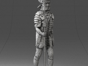 warrior 0303-3 3d print ready 3Dプリントモデル