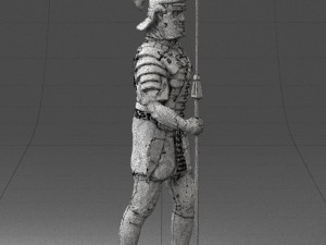 warrior 0303-3 3d print ready 3Dプリントモデル