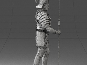 warrior 0303-3 3d print ready 3Dプリントモデル