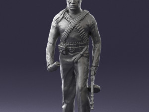 warrior 0303-4 3D Print Model
