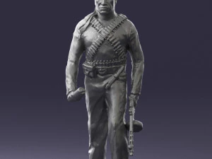 prajurit 0303-4 Model Cetak 3D