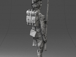 warrior 0303-5 3d print ready 3D Принт Модель