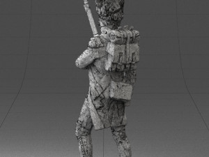 warrior 0303-5 3d print ready 3D Принт Модель