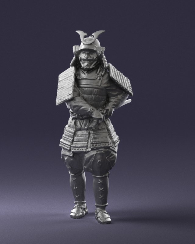 warrior 0303-6 3d print ready 3Dプリントモデル .c4d .max .obj .3ds .fbx .stl .blend 