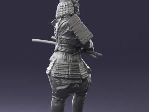 warrior 0303-6 3d print ready 3Dプリントモデル