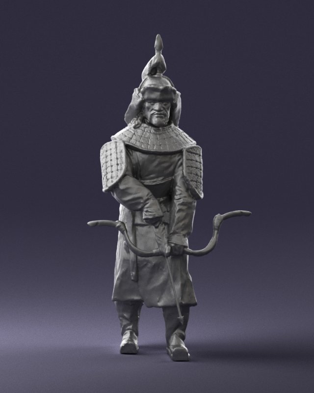 warrior 0303-7 3D-Modell .c4d .max .obj .3ds .fbx .stl .blend 