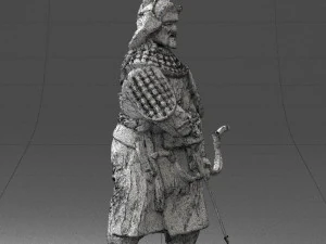 전사 0303-7 3D 모델