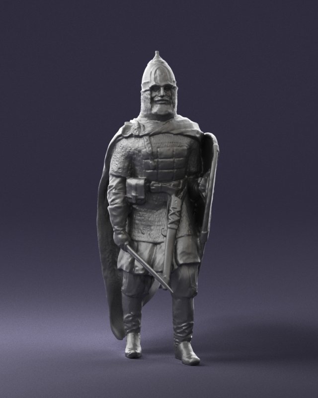 warrior 0303-8 3d print ready Model Cetak 3D .c4d .max .obj .3ds .fbx .stl .blend 