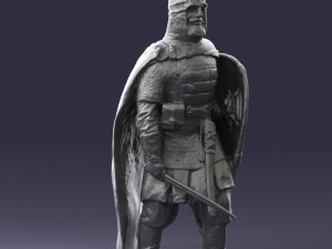 warrior 0303-8 3d print ready Model Cetak 3D