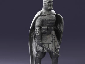 warrior 0303-8 3d print ready 3D Print Model