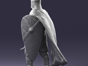 warrior 0303-8 3d print ready Model Cetak 3D