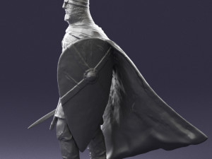 warrior 0303-8 3d print ready Model Cetak 3D