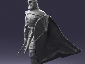 warrior 0303-8 3d print ready 3D Print Model