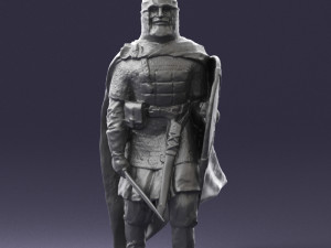 warrior 0303-8 3d print ready Model Cetak 3D