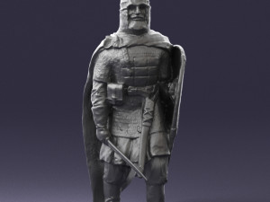 warrior 0303-8 3d print ready Model Cetak 3D