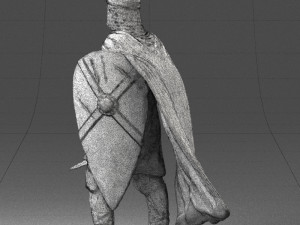 warrior 0303-8 3d print ready Model Cetak 3D