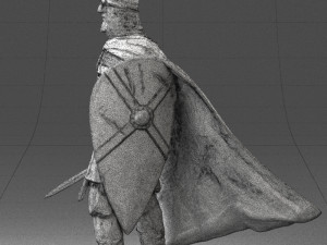warrior 0303-8 3d print ready Model Cetak 3D