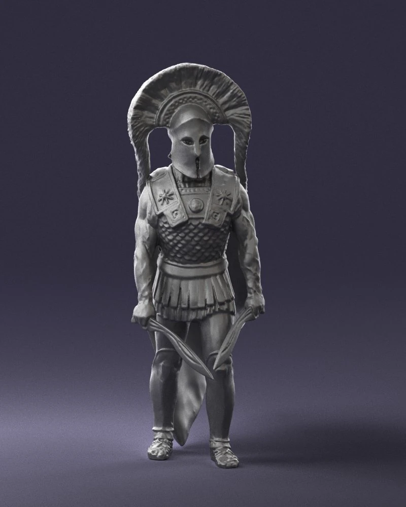 warrior 0303-9 3d print ready 3D Print Model .c4d .max .obj .3ds .fbx .stl .blend 