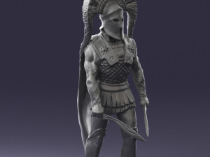 warrior 0303-9 3d print ready Modèles 3D en vedette