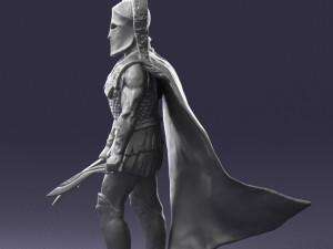 warrior 0303-9 3d print ready Modèles 3D en vedette