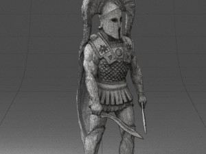 warrior 0303-9 3d print ready Modèles 3D en vedette