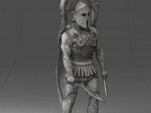 warrior 0303-9 3d print ready 3D Print Model