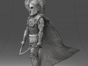 warrior 0303-9 3d print ready 3D Print Model