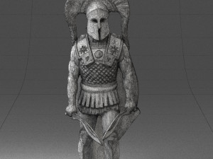 warrior 0303-9 3d print ready Modèles 3D en vedette
