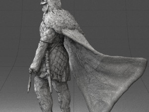 warrior 0303-10 3d print ready Modelo de Impressão 3D