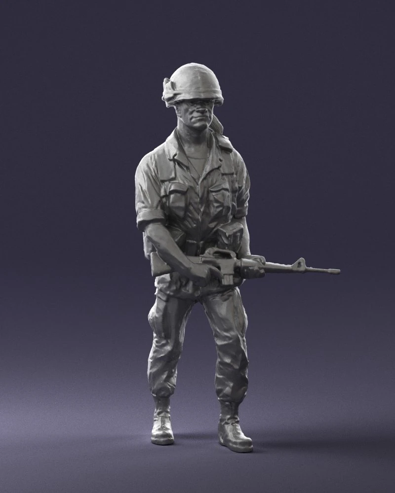 warrior 0303-11 3d print ready 3D Print Model .c4d .max .obj .3ds .fbx .stl .blend 