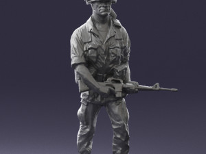 warrior 0303-11 3d print ready 3Dプリントモデル