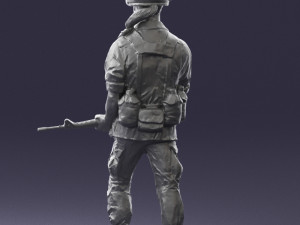 warrior 0303-11 3d print ready 3D 프린트 모델