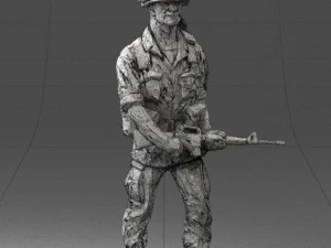 warrior 0303-11 3d print ready 3D Print Model