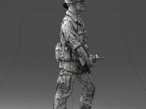 warrior 0303-11 3d print ready 3D Print Model