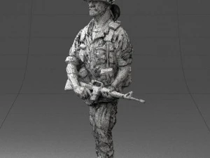 warrior 0303-11 3d print ready 3D Print Model