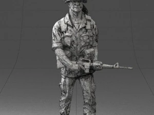 warrior 0303-11 3d print ready 3D Print Model