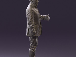 man in jacket pink shirt 0411 3d print ready 3D-Druckmodell