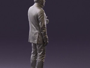 man in jacket pink shirt 0411 3d print ready 3D-Druckmodell