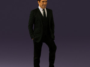 man in suit 0413 3D Model