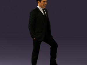 man in suit 0413 3D Модель